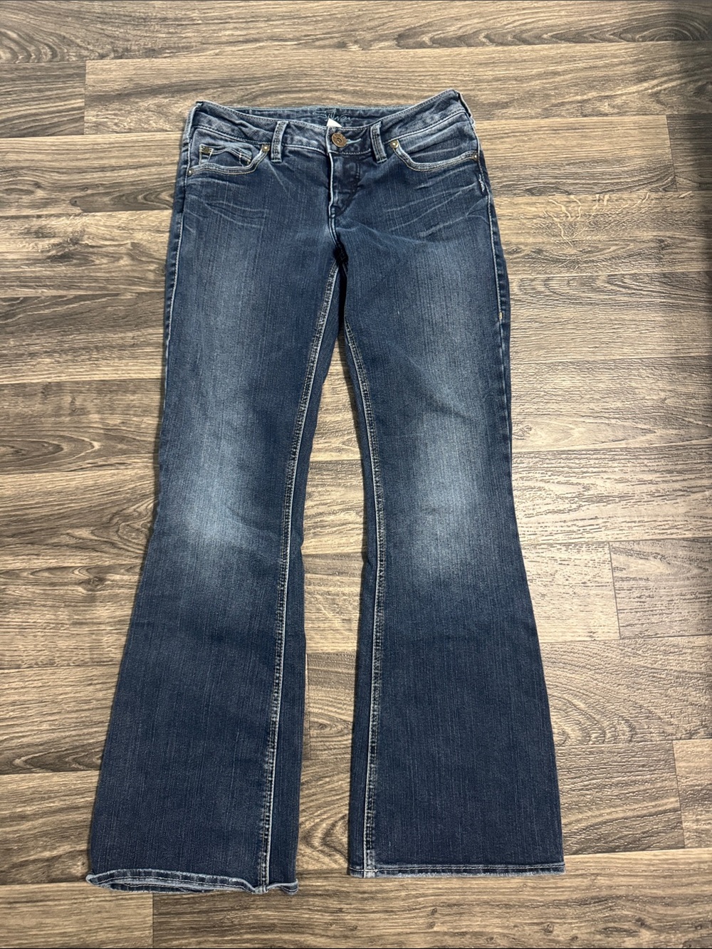 Silver Jeans Dark Blue Flare Leg Jeans